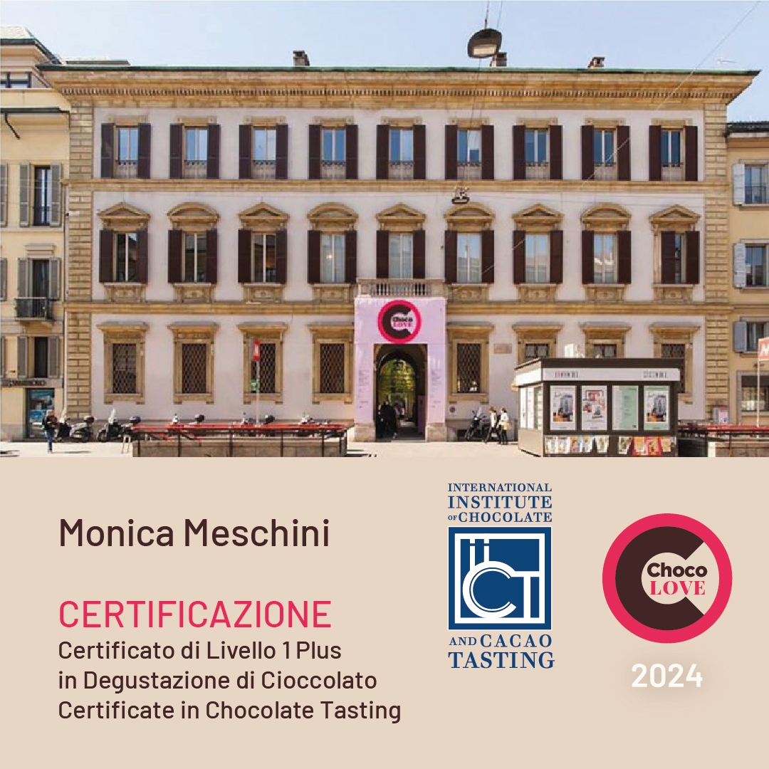 Certificato di Livello 1 Plus in Degustazione di Cioccolato Certificate in Chocolate Tasting cover